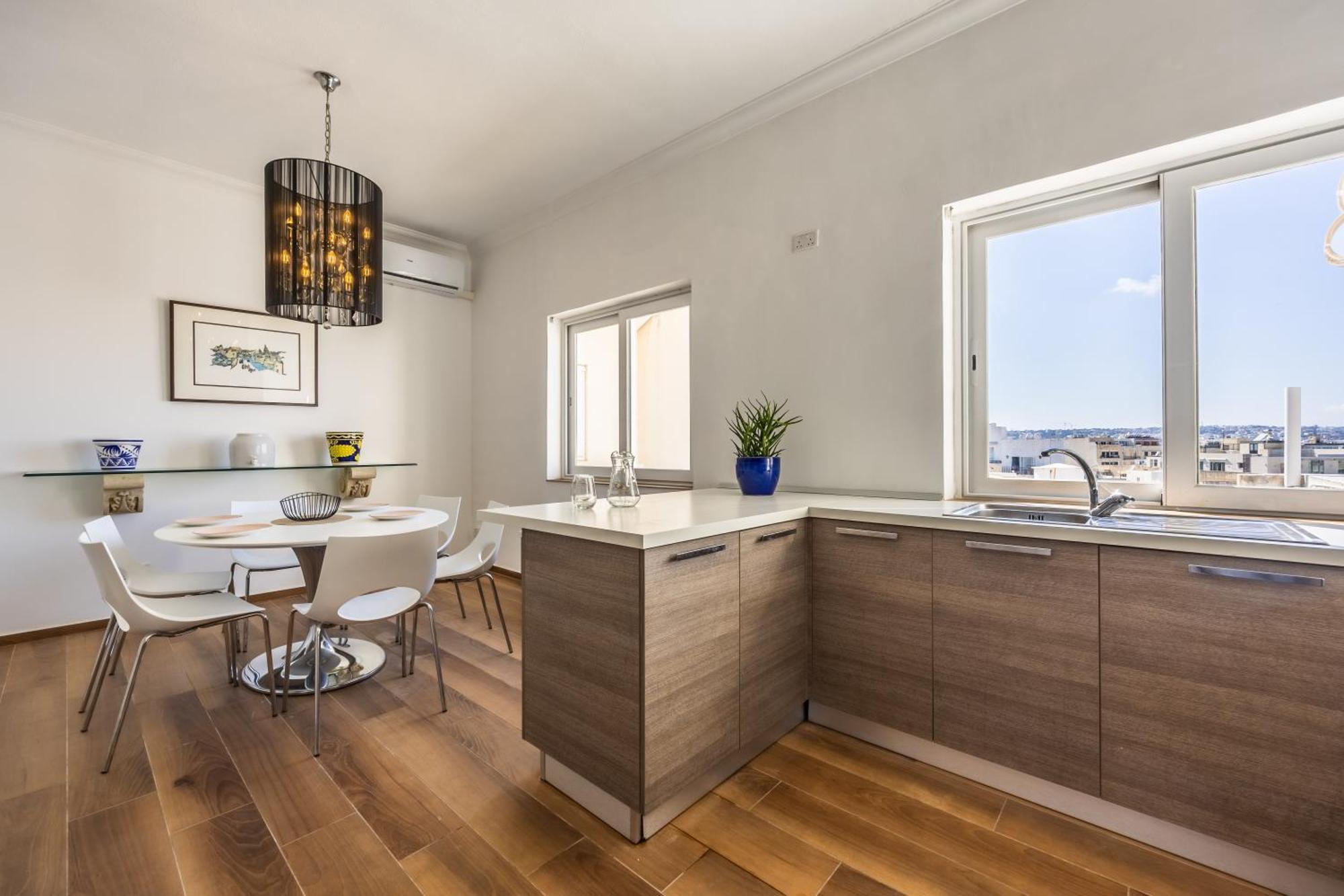 斯利马Stunning - Seaview Penthouse 3-Bed + Parking公寓 外观 照片