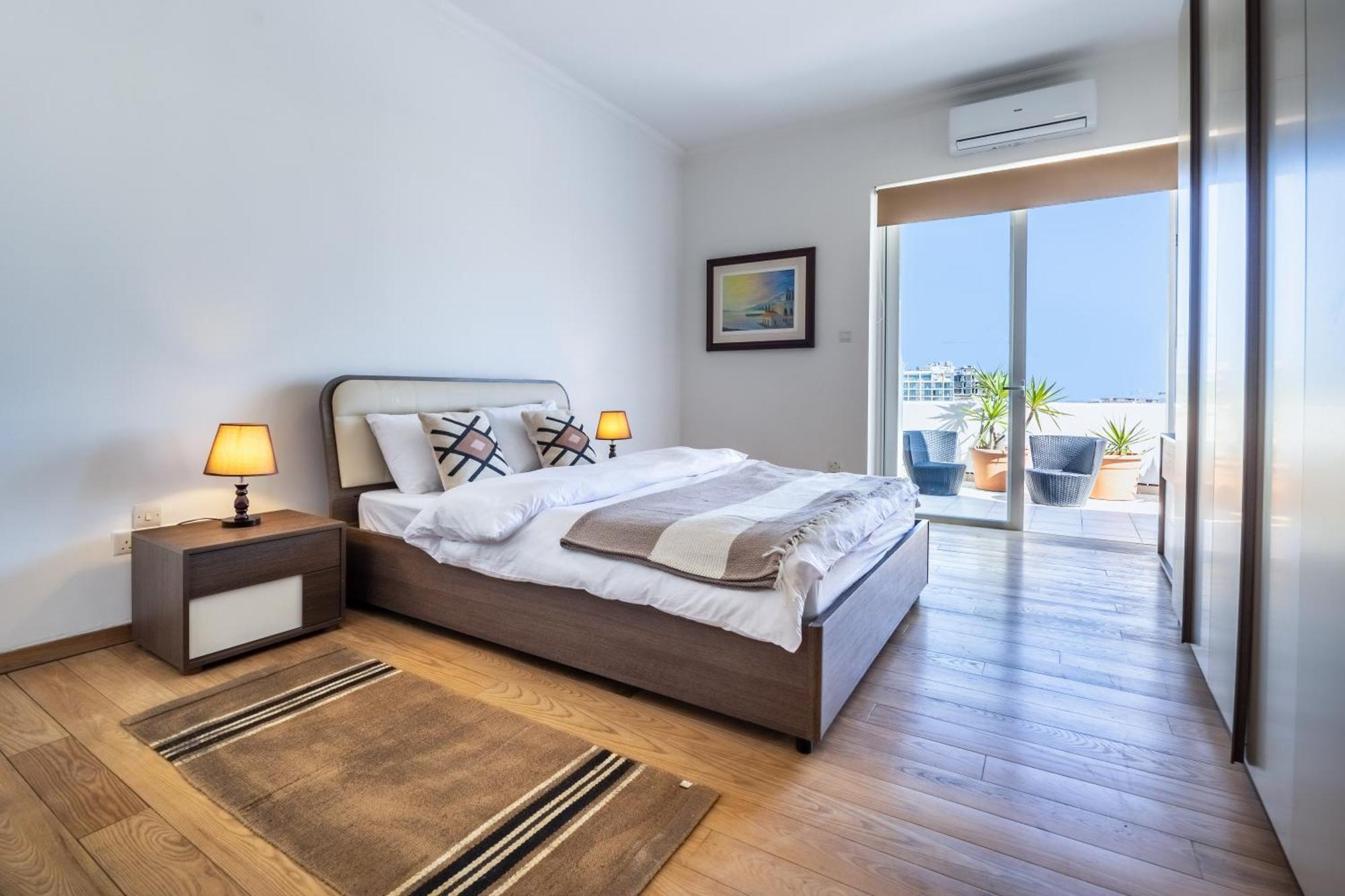 斯利马Stunning - Seaview Penthouse 3-Bed + Parking公寓 外观 照片